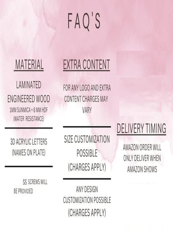 HomeEcho لوحات أسماء أبواب فاخرة مقاومة للماء من هوم إيكو، قابلة للتخصيص، لمداخل المنازل (15 × 30 سم) بأحرف ثلاثية الأبعاد - مثالية لمداخل المنازل والمكاتب، مزودة بمسامير من الفولاذ المقاوم للصدأ || لوحات أسماء الأبواب (أسود وفضي) - Image 3